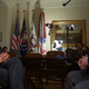 President Obama speaks with The Wire creator David Simon at the White House.
Screenshot